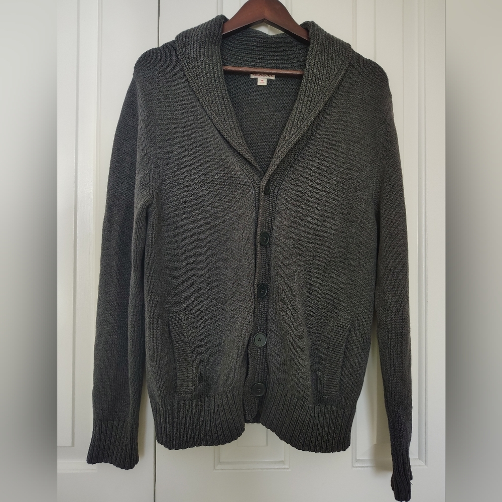 Charcoal Shawl 100% Cotton Cardigan